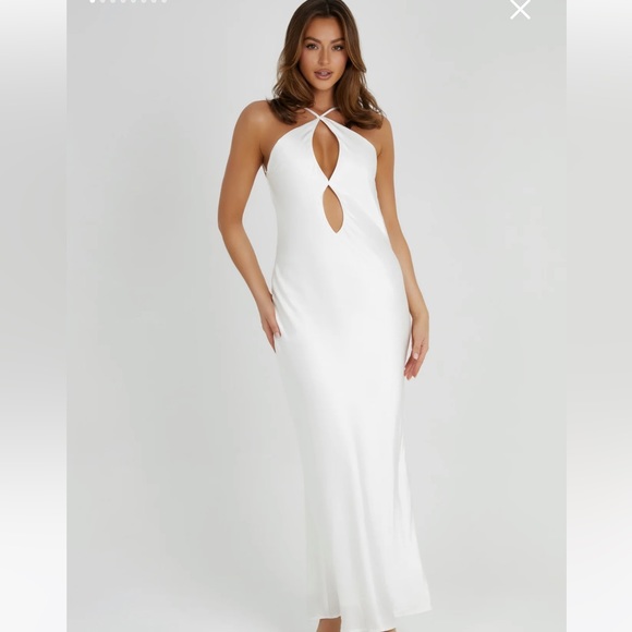 Meshki Dresses & Skirts - COPY - Meshki satin dress white